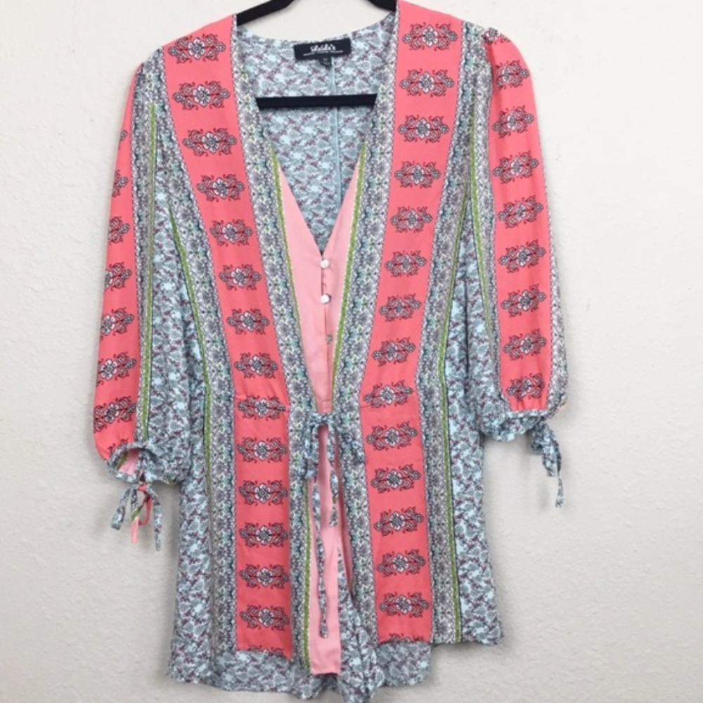 Lulu's Peachy Romper Size Large